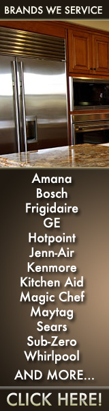 asko appliance repair, admiral appliance repair, amana appliance repair, bosch appliance repair, dacor appliance repair, frigidaire appliance repair, GE appliance repair, hotpoint appliance repair, jenn air appliance repair, kenmore appliance repair, kitchen aid appliance repair, magic chef appliance repair, maytag appliance repair, roper appliance repair, sears appliance repair, sub zero appliance repair, tappan appliance repair, thermador appliance repair, whirlpool appliance repair, wolf appliance repair